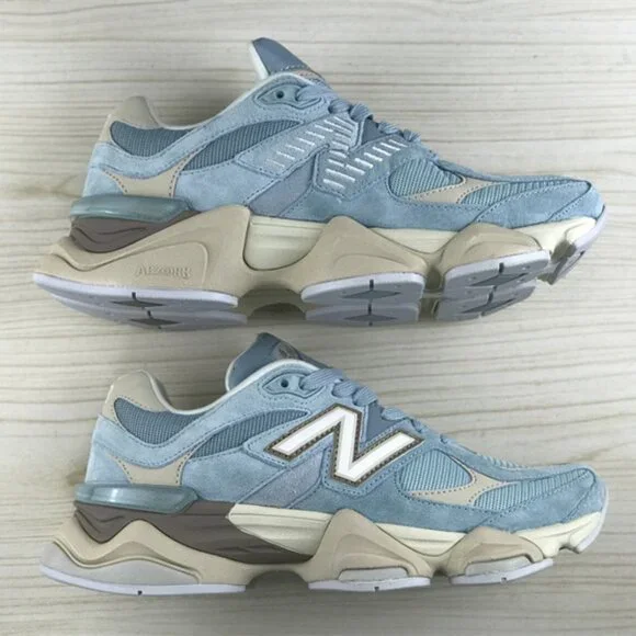 New Balance 9060 Mens Sneakers in Blue Haze and Beige - Picture 13 of 15